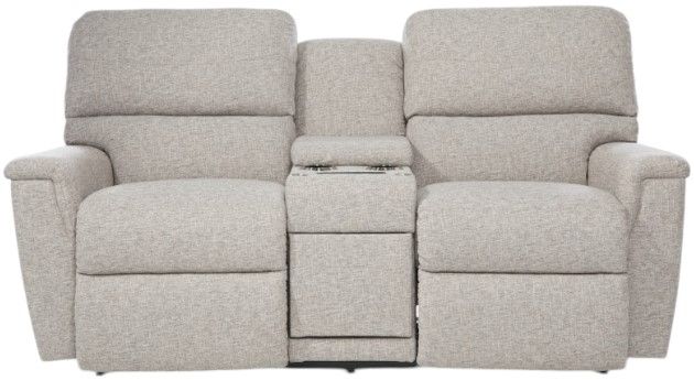 La-Z-Boy® Ava Whisper Manual Reclining Loveseat with Console-1