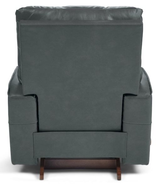 La-Z-Boy® Maddox Slate Leather Manual Rocking Recliner-3