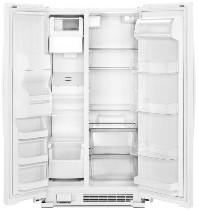Whirlpool® 24.6 Cu. Ft. White Side-By-Side Refrigerator-1
