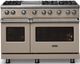 Viking® 5 Series 48" Nantucket Pro Style Gas (LP) Range with Polished Chrome Trim-4
