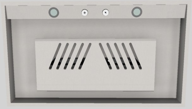 Vent-A-Hood® 36" Stainless Steel Contemporary Wall Mounted Range Hood-3