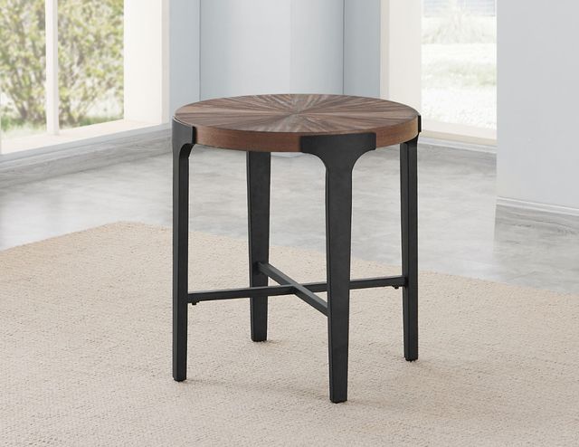 Steve Silver Co. Chevron Black/Cinnamon End Table-2