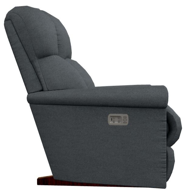 La-Z-Boy® Pinnacle Denim Power Rocking Recliner with Headrest and Lumbar-2
