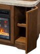 Signature Design by Ashley® Hadonna Brown XL TV Stand with Fireplace-3