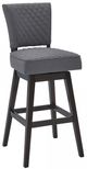 Armen Living Gia 26" Gray Counter Stool-0