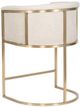 Vanguard® Furniture Vanguard Skye Jake Ivory/Satin Brass Counter Stool-1