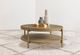 Coaster® Arini Sand Wash Coffee Table with Aged Brass Base-4