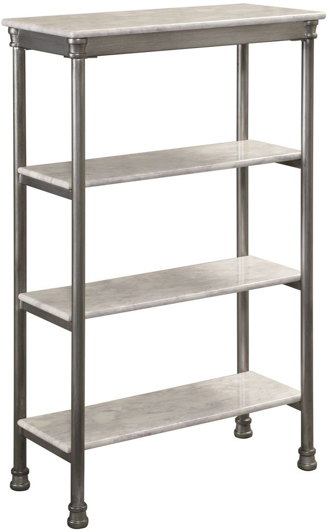 homestyles® Orleans Gray Four Tier Shelf-0