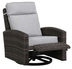 Ratana Coral Gables Wild Truffle Swivel Recliner