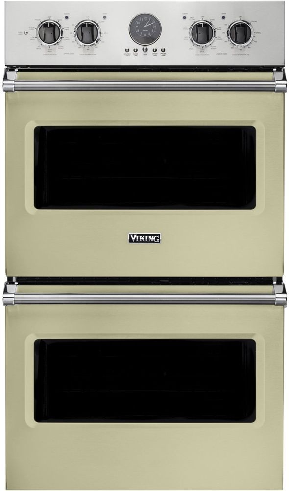 Viking® 5 Series 30" Vanilla Cream Professional Built In Double Electric Premiere Wall Oven-0