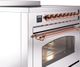 Ilve® Nostalgie II Series 36" Stainless Steel Pro Style Induction Range-4