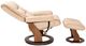 BenchMaster Trend Line Rosa Khaki Chair and Ottoman Set-2
