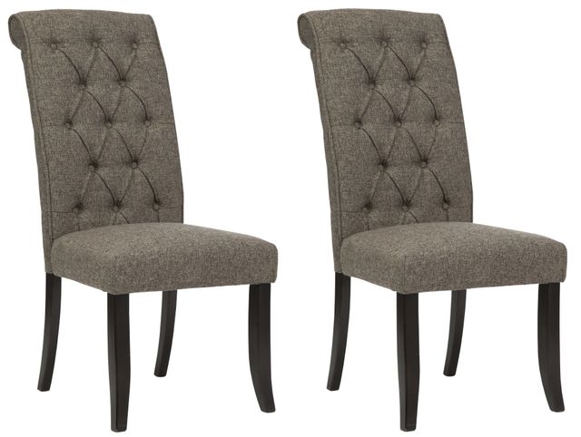 Signature Design by Ashley® Tripton 2-Piece Graphite Dining Chair Set-0