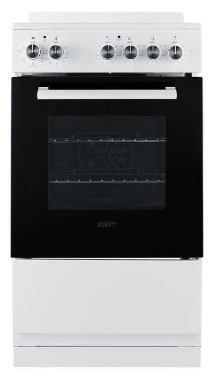 Summit® 19" White Freestanding Electric Range -0