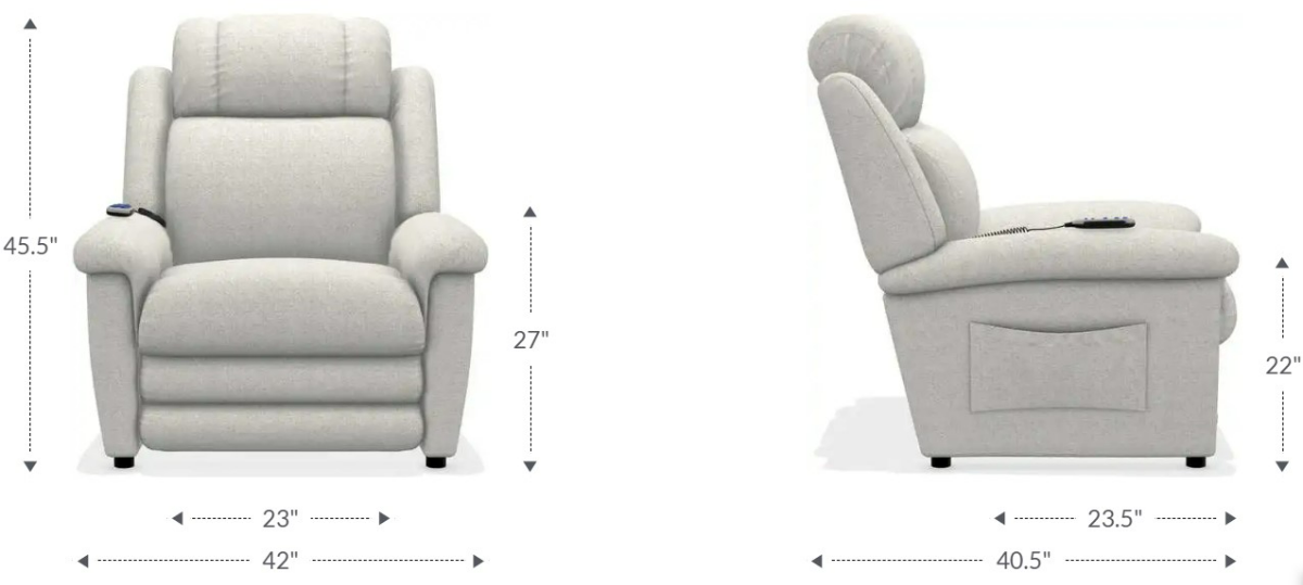 〚Laza〛 【値引き】プランターハーモニー6点セット La-Z-Boy® Clayton Gold Linen Power Lift Recliner with