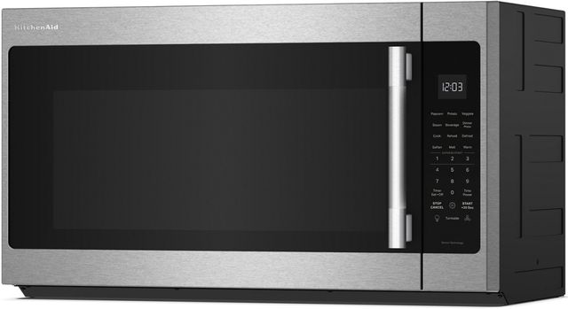 KitchenAid® 2.1Cu. Ft. PrintShield™ Stainless Steel Over The Range Microwave-4