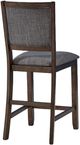 A-America® Chesney Falcon Brown Upholstered Counter Stool-1