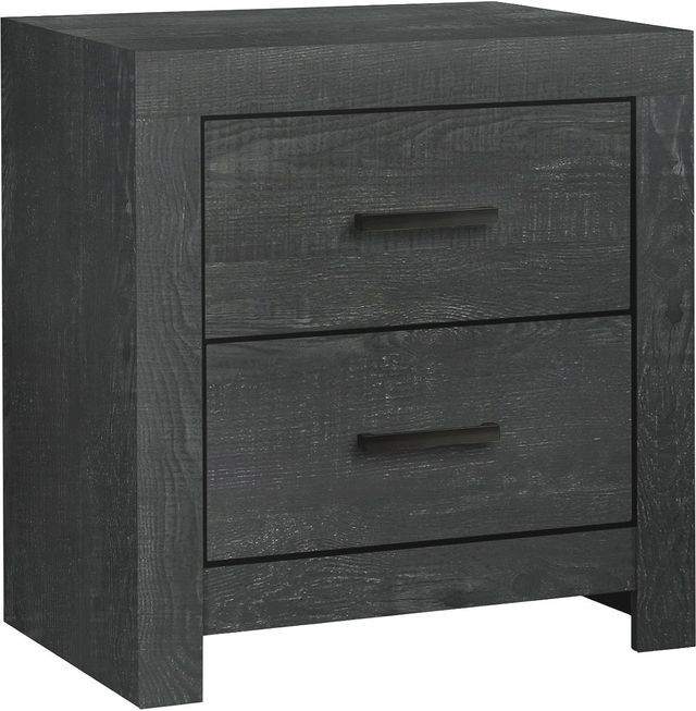 Monarch Specialties Inc. Graphite Grey Nightstand-0