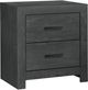 Monarch Specialties Inc. Graphite Grey Nightstand-0