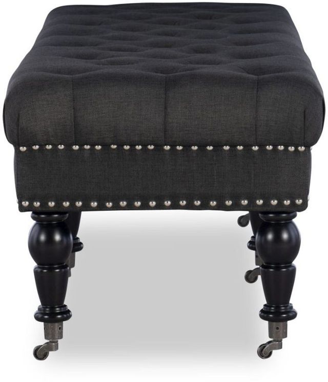 Linon Isabelle Charcoal 62" Accent Bench-1
