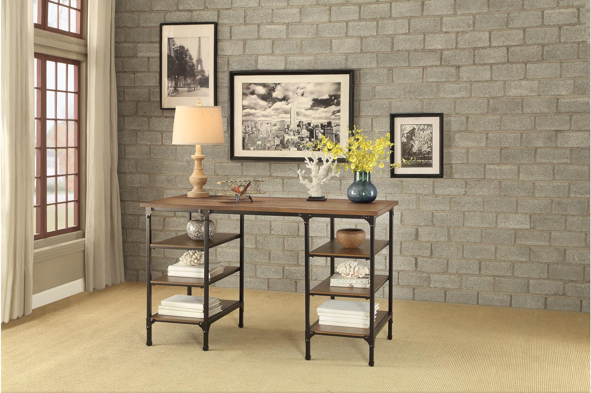 Mazin Furniture Millwood Counter Height Writing Desk Seidel's