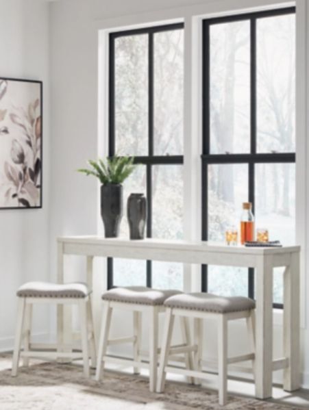 Signature Design by Ashley® Robbinsdale 4-Piece Antique White Dining Set-1
