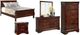 Signature Design by Ashley® Alisdair 5-Piece Dark Brown Full Sleigh Bed Set-0