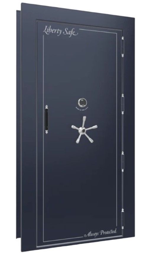 Liberty Safe Beast Blue Gloss Out-Swing Right Hinge Electronic Vault Door-0