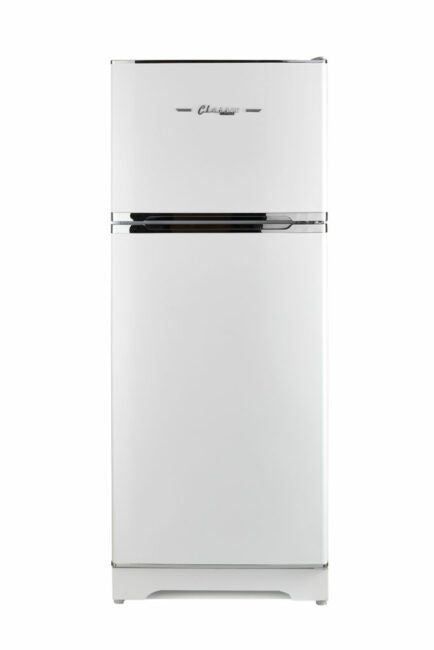 Unique Appliances 27" 14.0 Cu. Ft. Marshmallow White Counter Depth Top Freezer Refrigerator-0