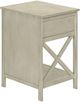Monarch Specialties Inc. Antique White Veneer 2-Tier End Table-4