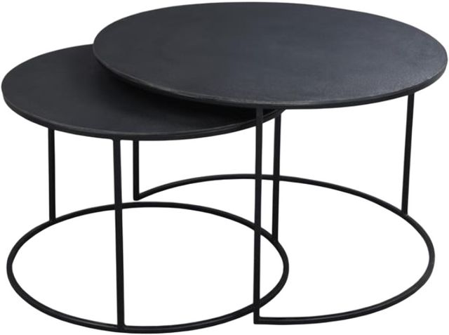 Riverside Furniture Declan Antique Charcoal Nesting Coffee Table-0
