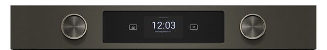 KitchenAid® 30" Black Ore Smart Double Electric Wall Oven with Assisted Cook Cycles-3
