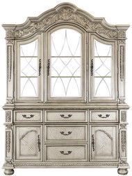 Mazin Furniture Catalonia Platinum Gold Buffet And Hutch-0