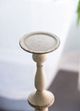 A & B Home White Candlestick -2