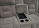 Signature Design by Ashley® Mixed Motion Shadow Power Reclining Loveseat-2