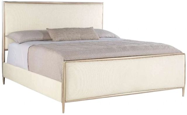 Hooker® Furniture Westwood Plated Radiance/Trendy Snow Queen Upholstered Panel Bed-0