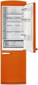 Unique® Appliances Classic Retro 24" 11.7 Cu. Ft. Orange Creamsicle Counter Depth Bottom Freezer Refrigerator-1