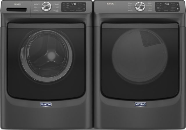 Maytag Front Load Pair (MHW6630MBK-YMED6630MBK) - Volcano Black