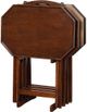 Powell® Oliver 5-Piece Espresso Tray Table Set-4