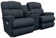 La-Z-Boy® Pinnacle Navy Power Wall Reclining Loveseat with Console, Headrest, and Lumbar-0