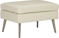 Best® Home Furnishings Customizable F10 Ottoman with Brushed Nickel Legs