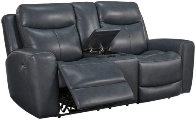 Signature Design by Ashley® Next Move Admiral Power Reclining Console Loveseat with Adjustable Headrest-0