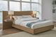 Modus Furniture One Coastal Modern Bisque Eastern King Panel Bed with Floating Nightstands-1