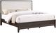 Winners Only® Westfield Expresso/White King Upholstered Panel Bed-0