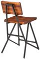 Olliix by INK+IVY Reclaimed Wood/Gun Metal Trestle Counter Stool-2