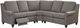 Bassett® Furniture Benchmade 3-Piece Brown Modular Power Reclining Sectional-0