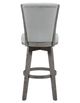 Mazin Furniture Corvallis Gray Swivel Pub Height Chair-1
