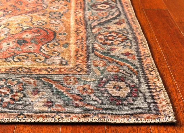 KAS Rugs London Rust Valencia 5'x8' Area Rug-1