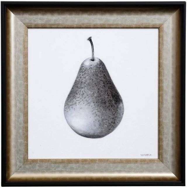 StyleCraft Norman Wyatt Home Gray Pear Wall Art-0