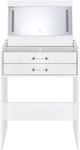 Coaster® Danbury 2-Piece White High Gloss Vanity Set-2